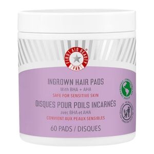 First Aid Beauty FAB Ingrown Hair Treatment Pads - 60 count BHA & AHA New SEALED